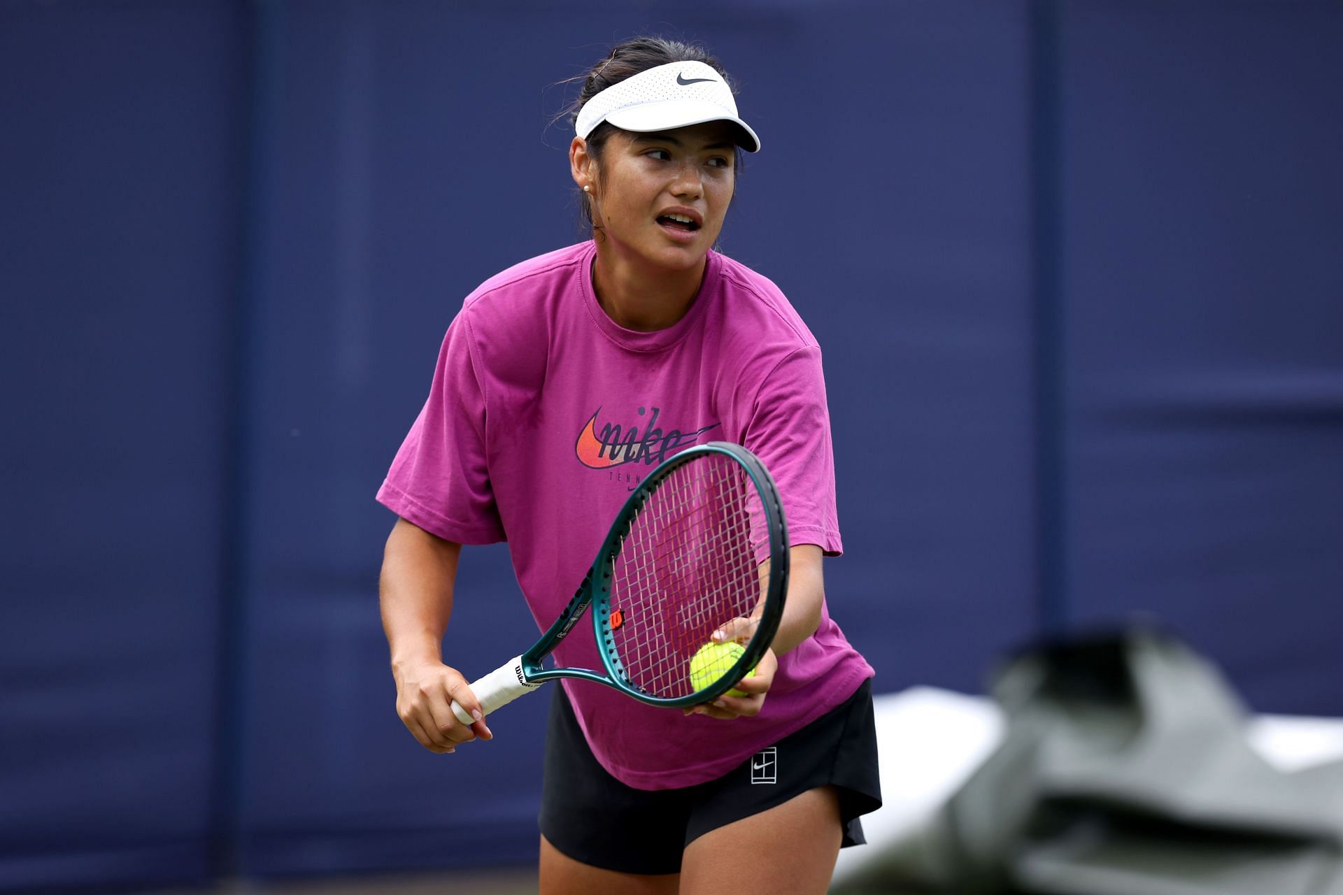 Emma Raducanu pictured in Eastbourne - Image Source: Getty